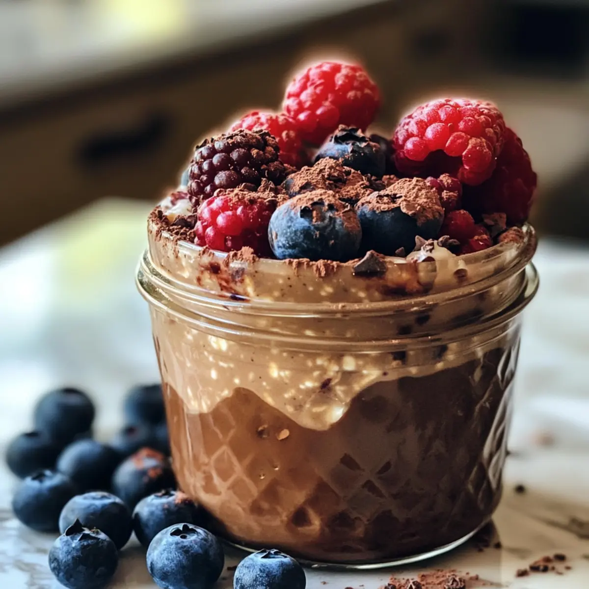 Mocha Coffee Overnight Oats for a Joyful Morning Boost