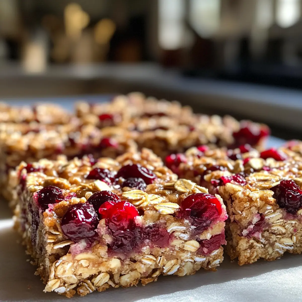 Chewy Oatmeal Cranberry Bars for Joyful Snacking