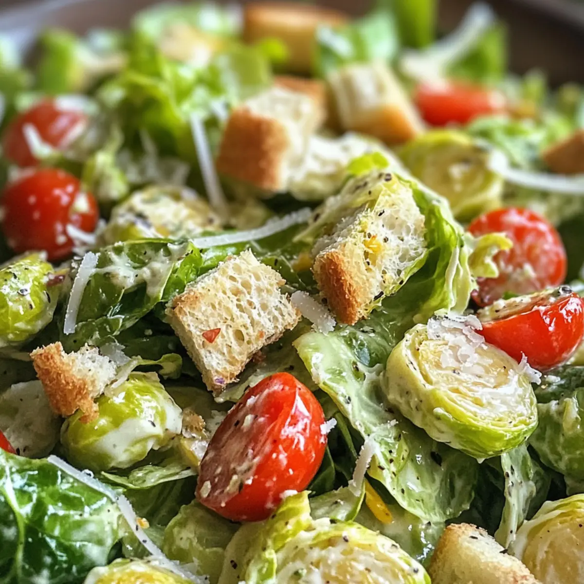 Brussels Sprouts Caesar Salad: A Fresh, Crunchy Twist
