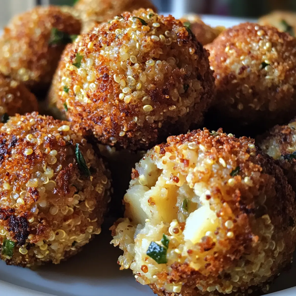 Mushroom, Quinoa and Red Pepper Veggie Balls for Flavor Lovers