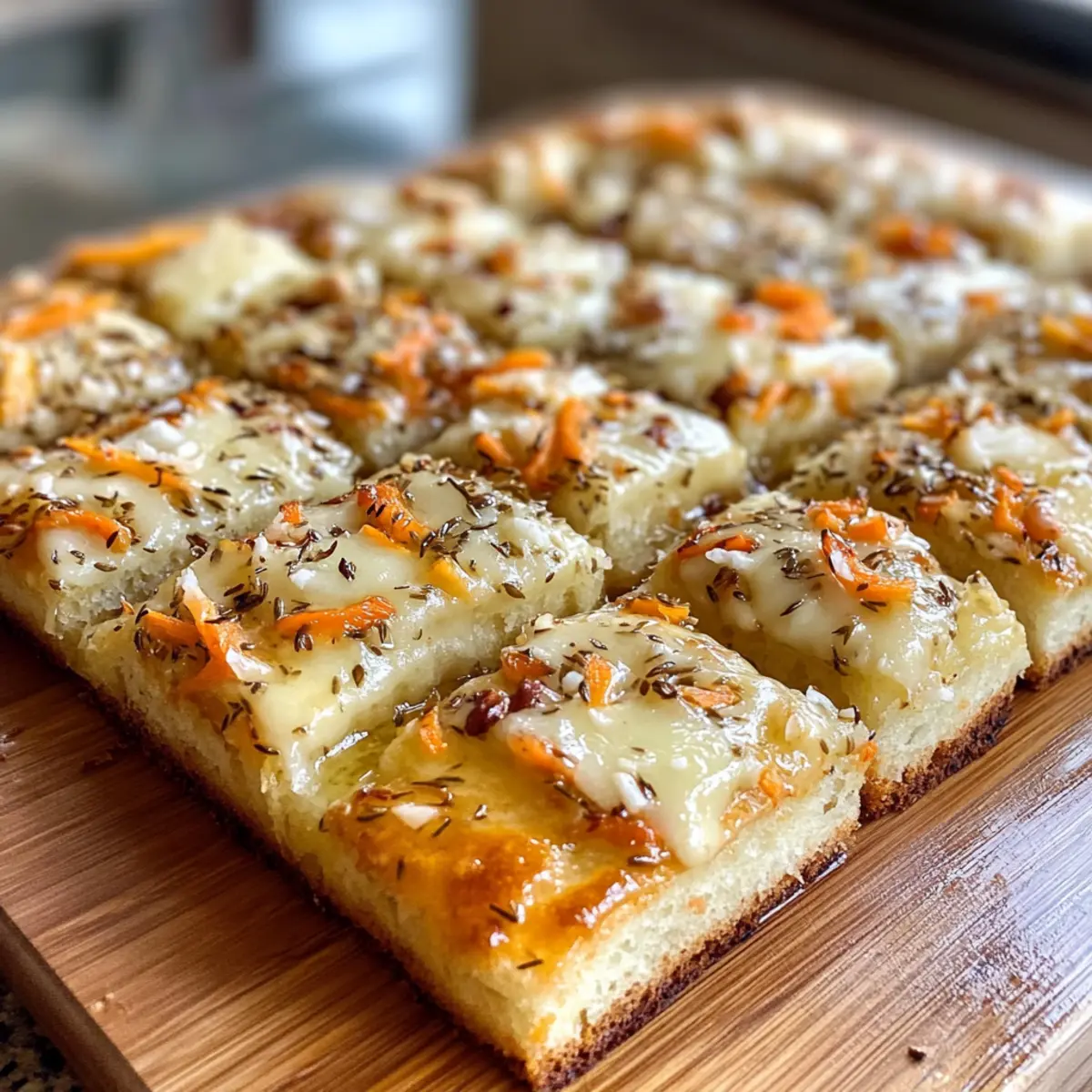 Carrot Cake Sourdough Focaccia Bread with Cream Cheese Glaze Bliss