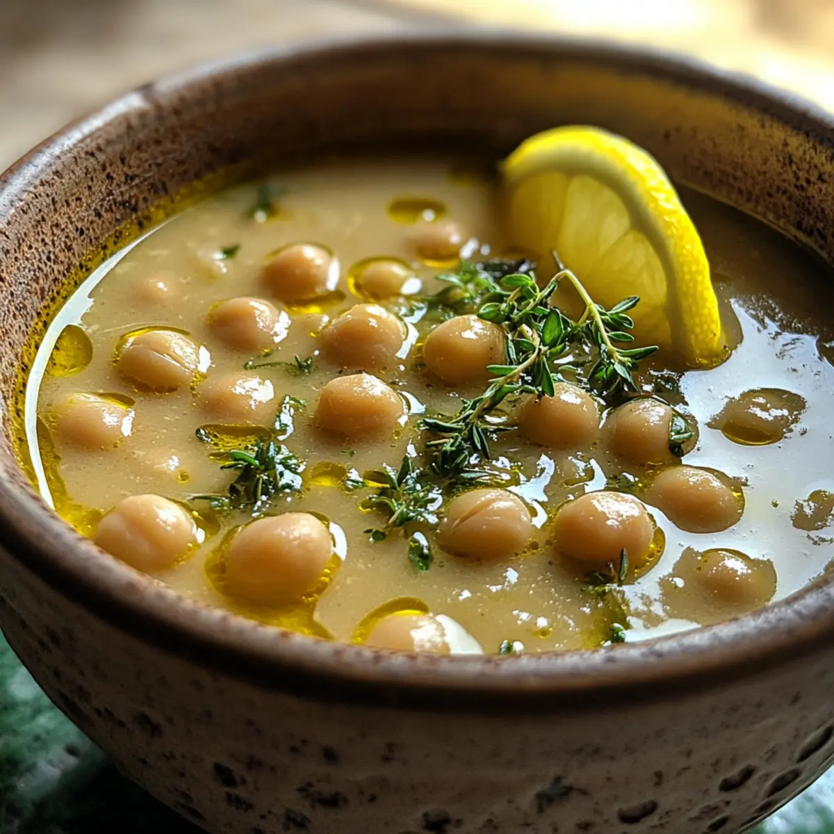 Hearty Greek Chickpea Soup That Warms Your Soul