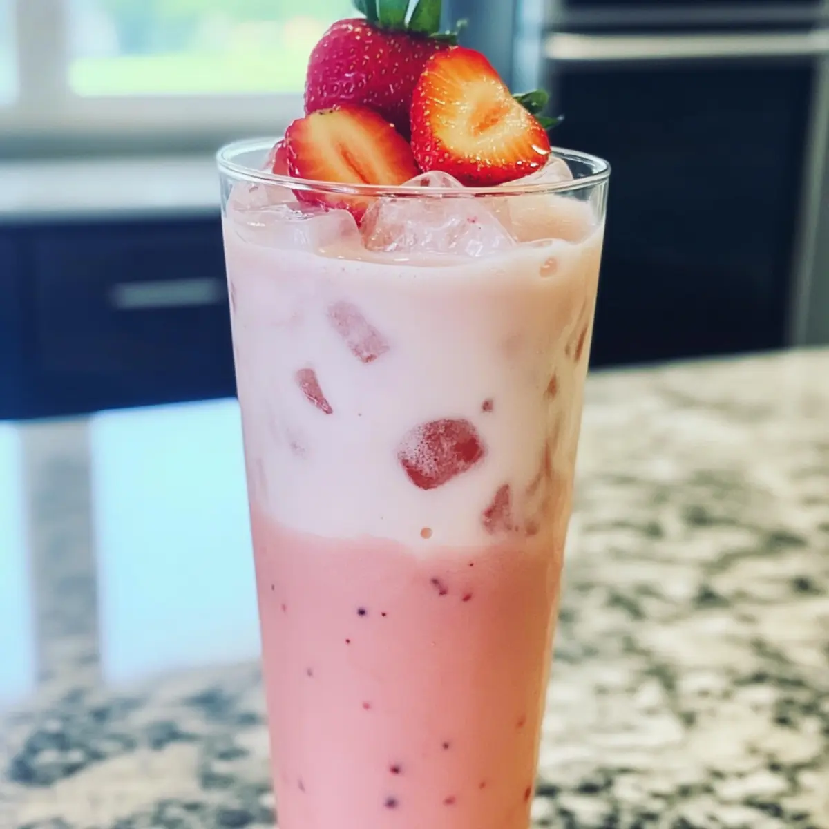 Strawberry Earl Grey Milk Tea for a Refreshing Twist