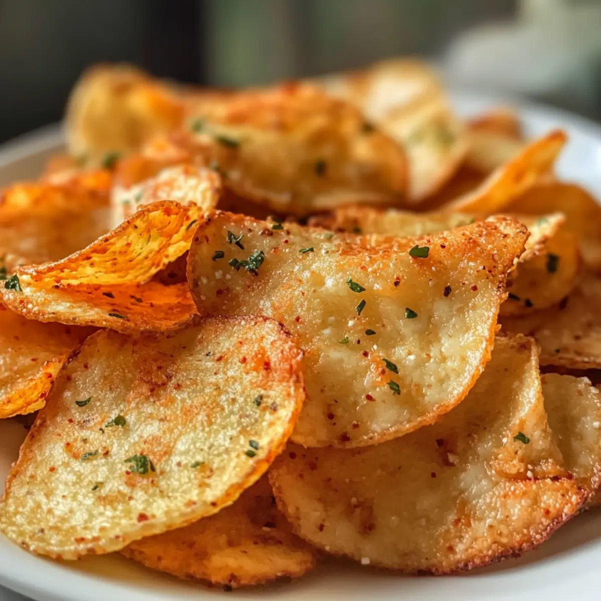 Crispy Air Fryer Cottage Cheese Chips for Guilt-Free Snacking