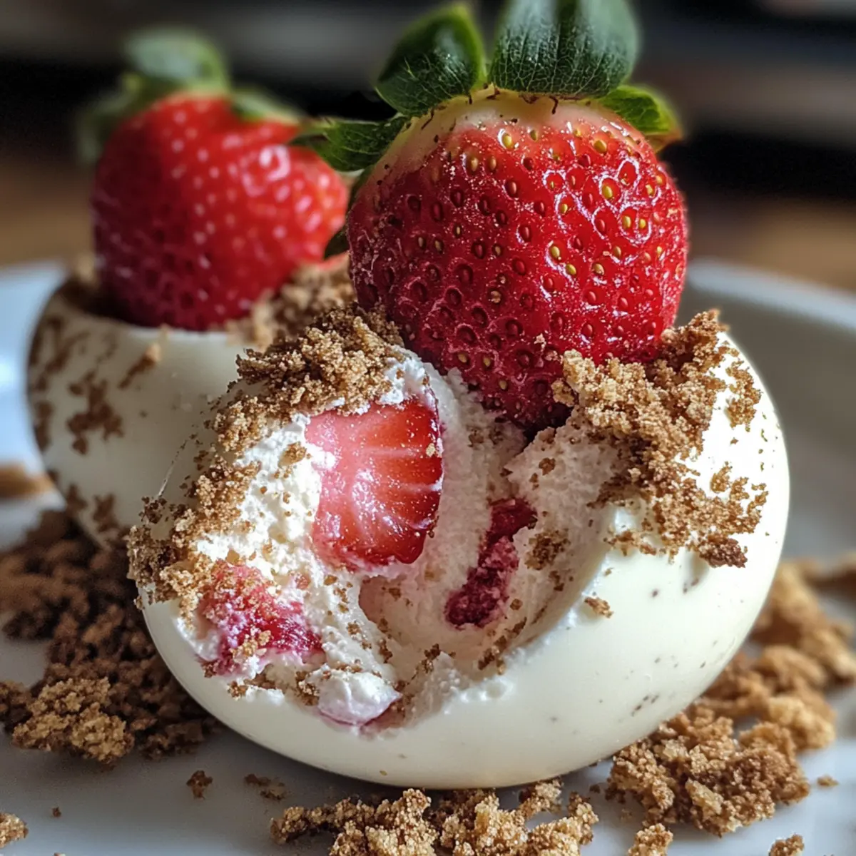 Strawberry Shortcake Magic: No-Bake Easter Egg Delights