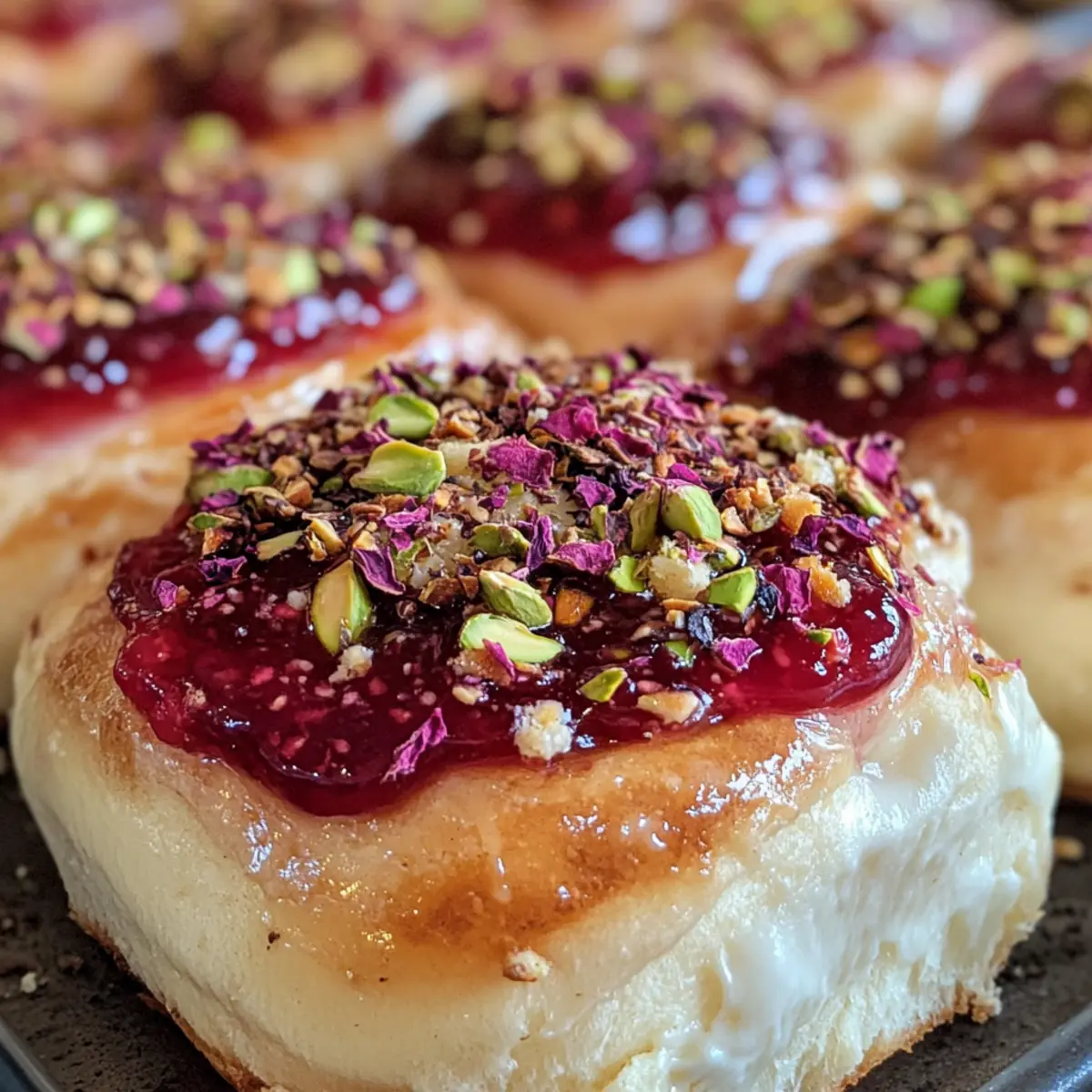 Raspberry and Rose Cheesecake Buns: A Delicious Delight!