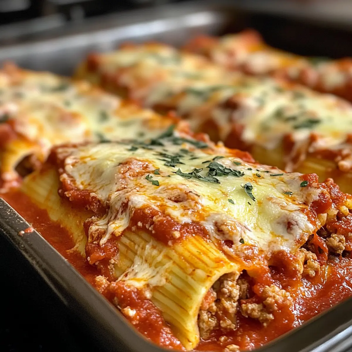 Stuffed Manicotti with Meat Sauce for Cozy Family Nights