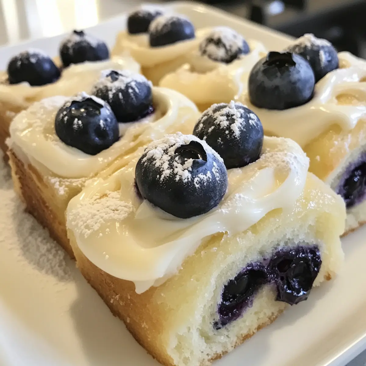 Lemon Blueberry Rolls That Melt in Your Mouth Every Morning
