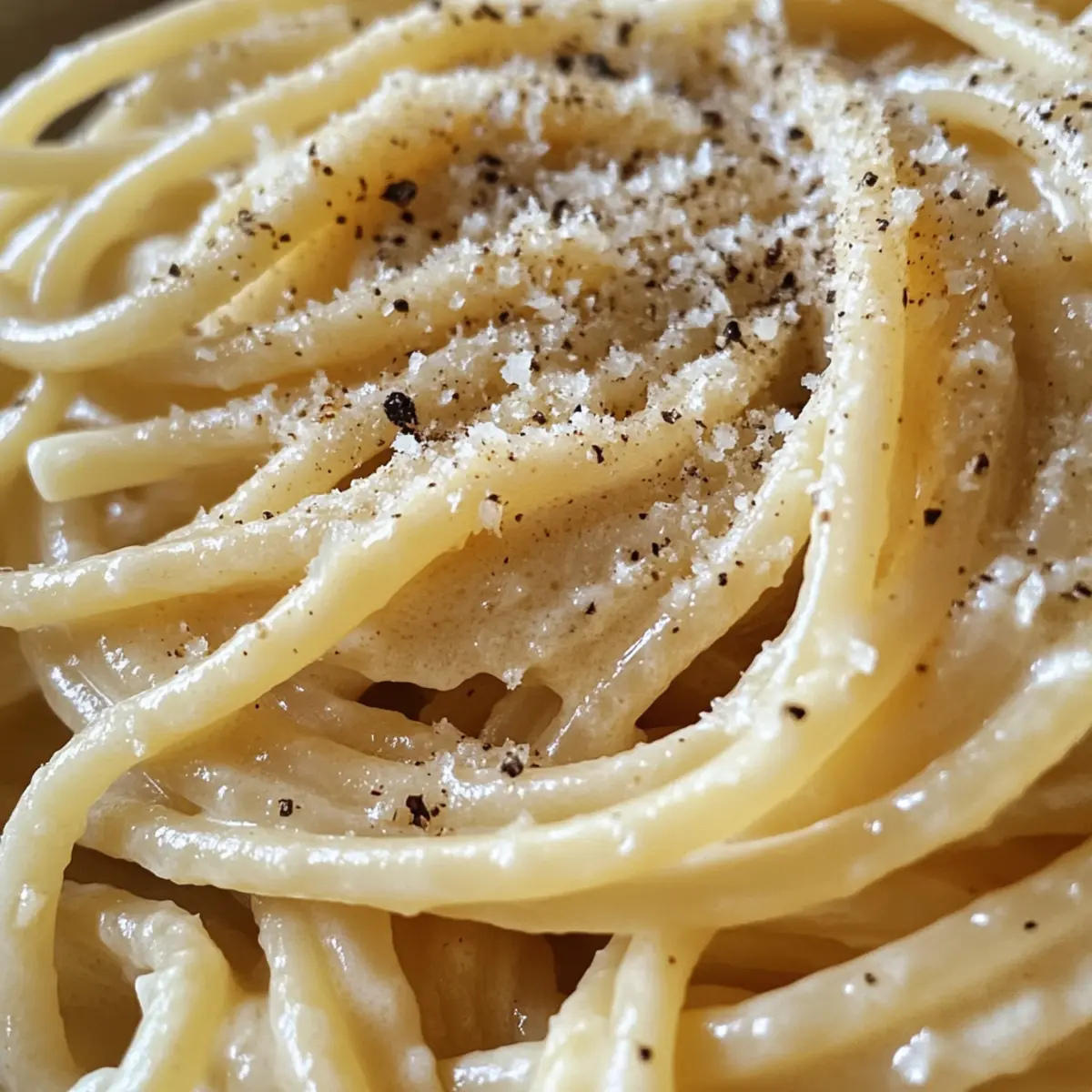 Creamy Cacio e Pepe Delight for a Cozy Dinner Night