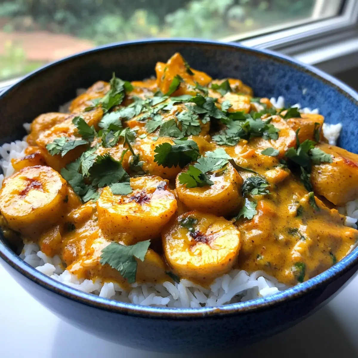 Caribbean-style Plantain Curry: A Tropical Delight for Dinner