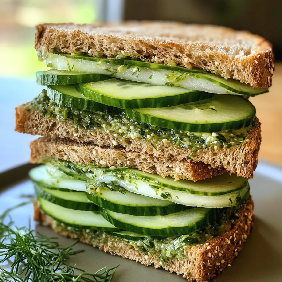 Cucumber and Herb Tea Sandwiches for Refreshing Gatherings