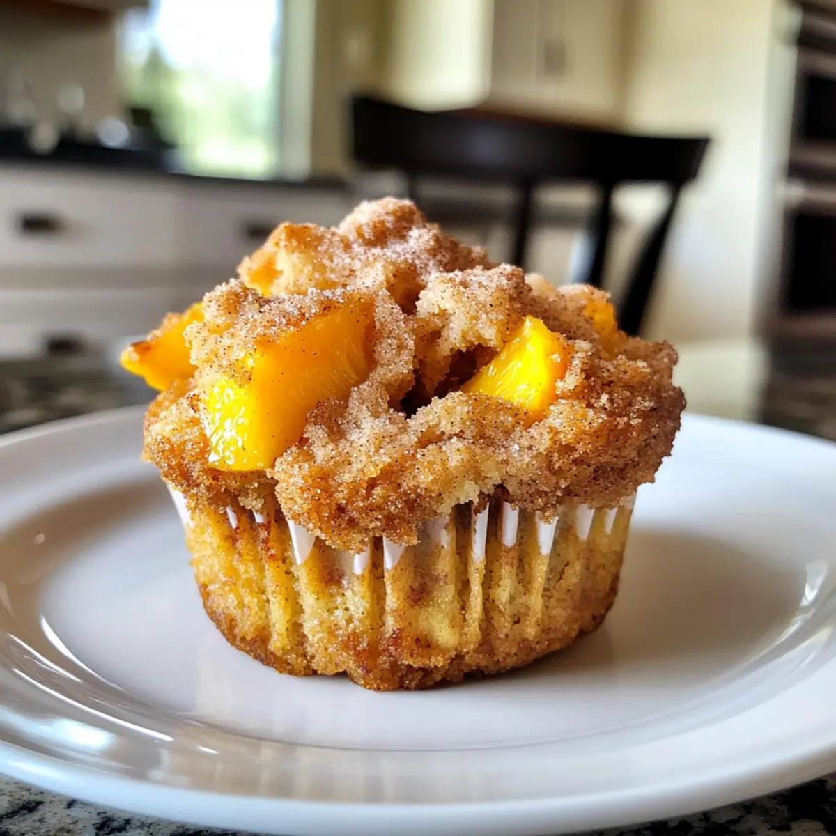 Homemade Peach Cobbler Muffins for a Cozy Sweet Moment