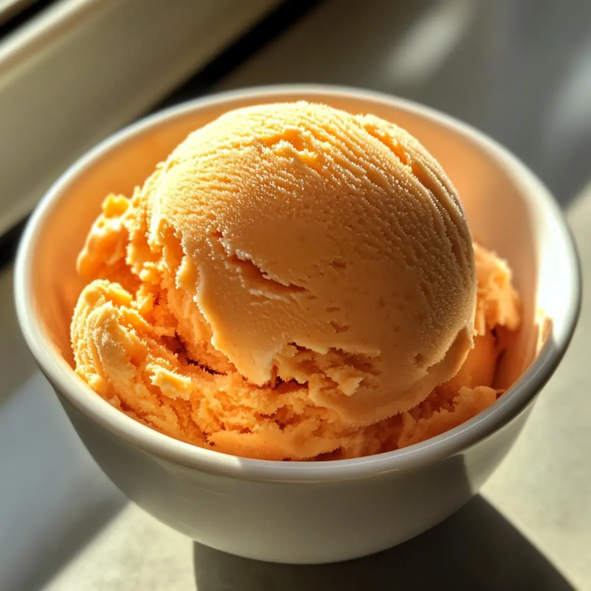 Creamy Orange Creamsicle Ice Cream for Summer Bliss