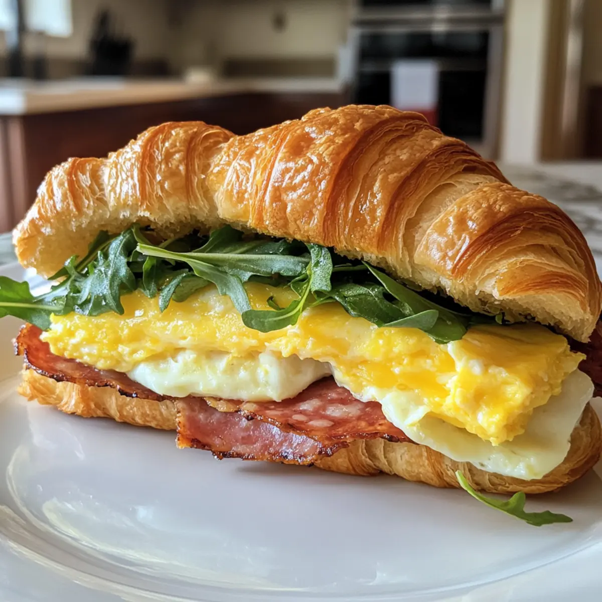 Deliciously Customizable Croissant Breakfast Sandwiches