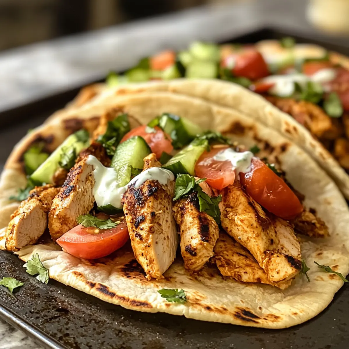 Sheet Pan Chicken Pitas: Quick, Flavor-Packed Dinner Delight