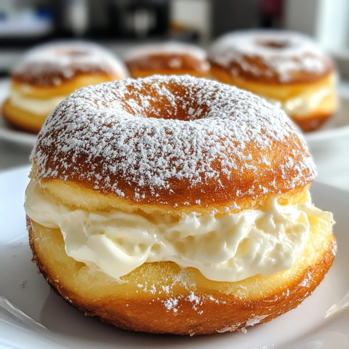 Fluffy Korean Milk Cream Donuts That You’ll Dream About