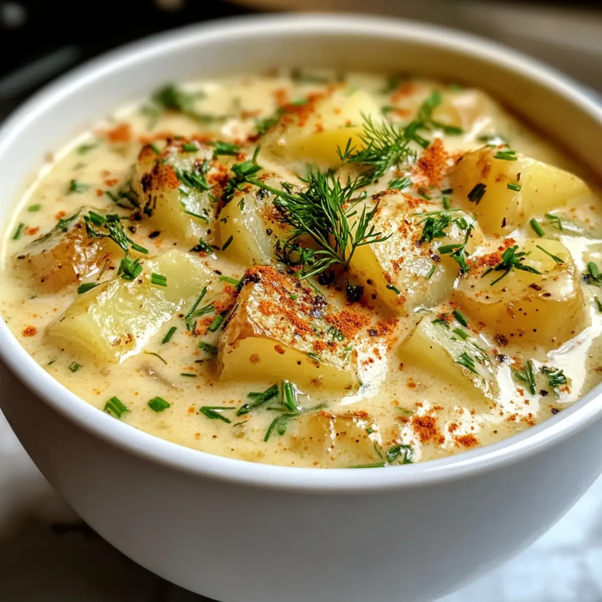 Warm Up with Creamy Roasted Celery and Potato Soup Delight