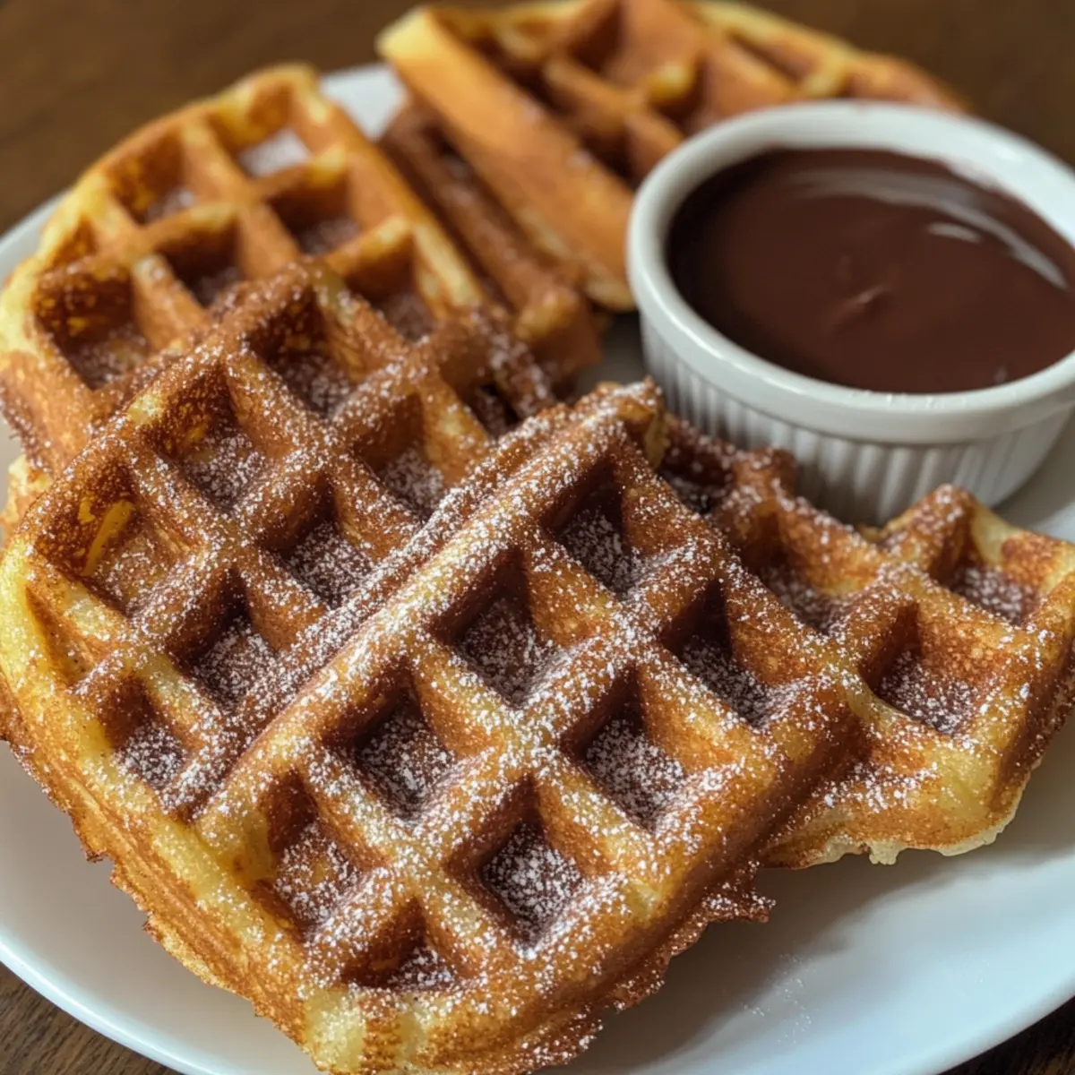 Crispy Churro Waffles Recipe with Cinnamon Sugar Bliss