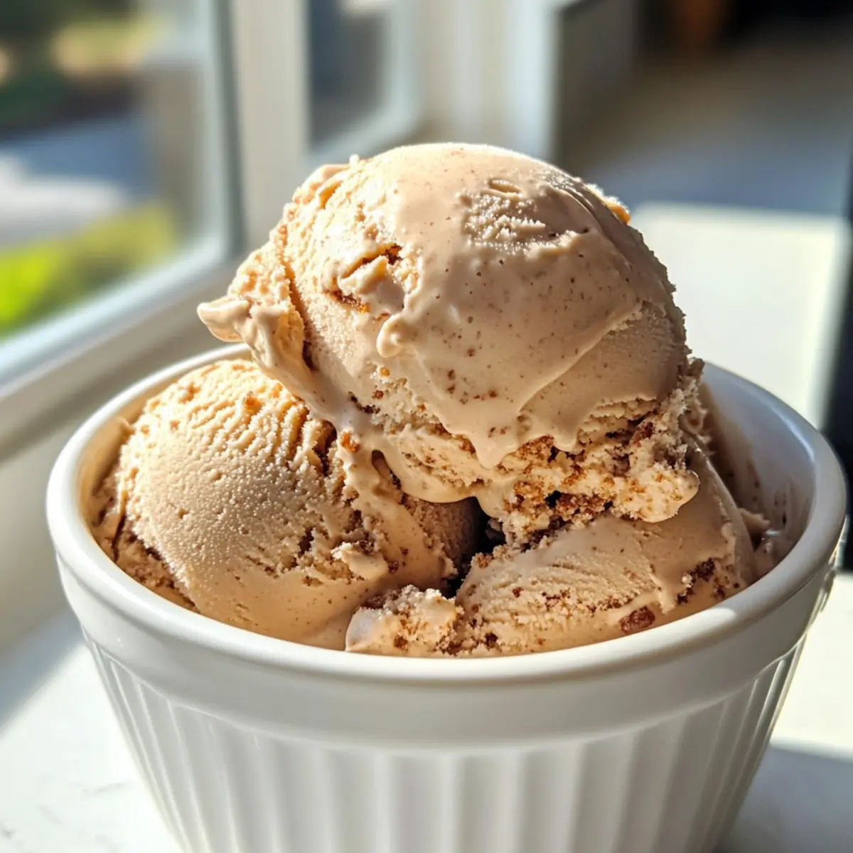 Indulge in Homemade Creamy Coffee Toffee Ice Cream Bliss