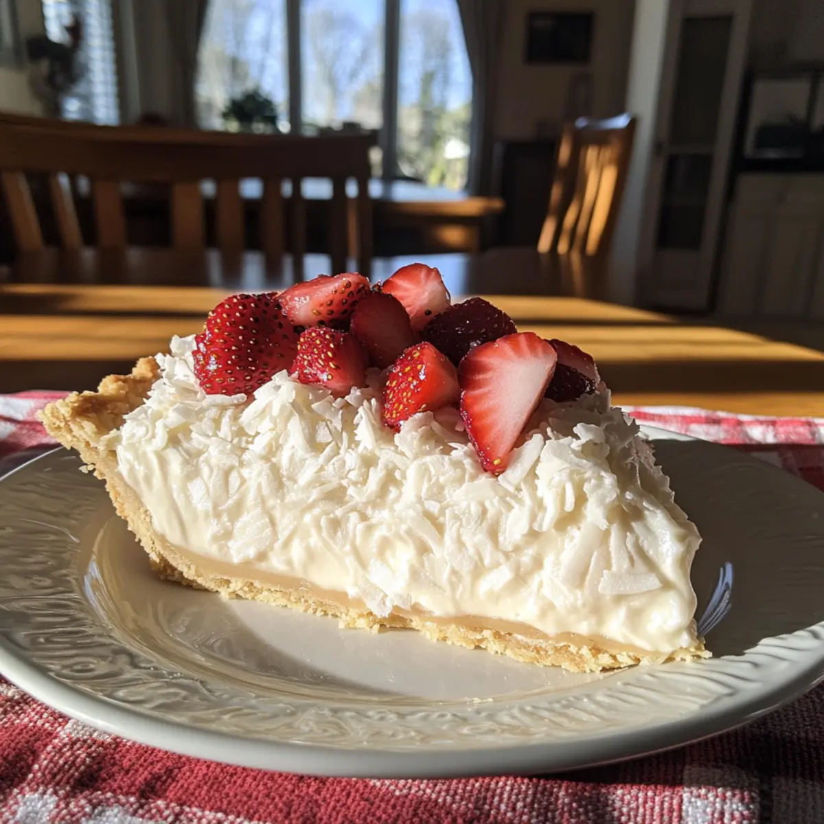Delightful White Christmas Pie for Your Festive Table