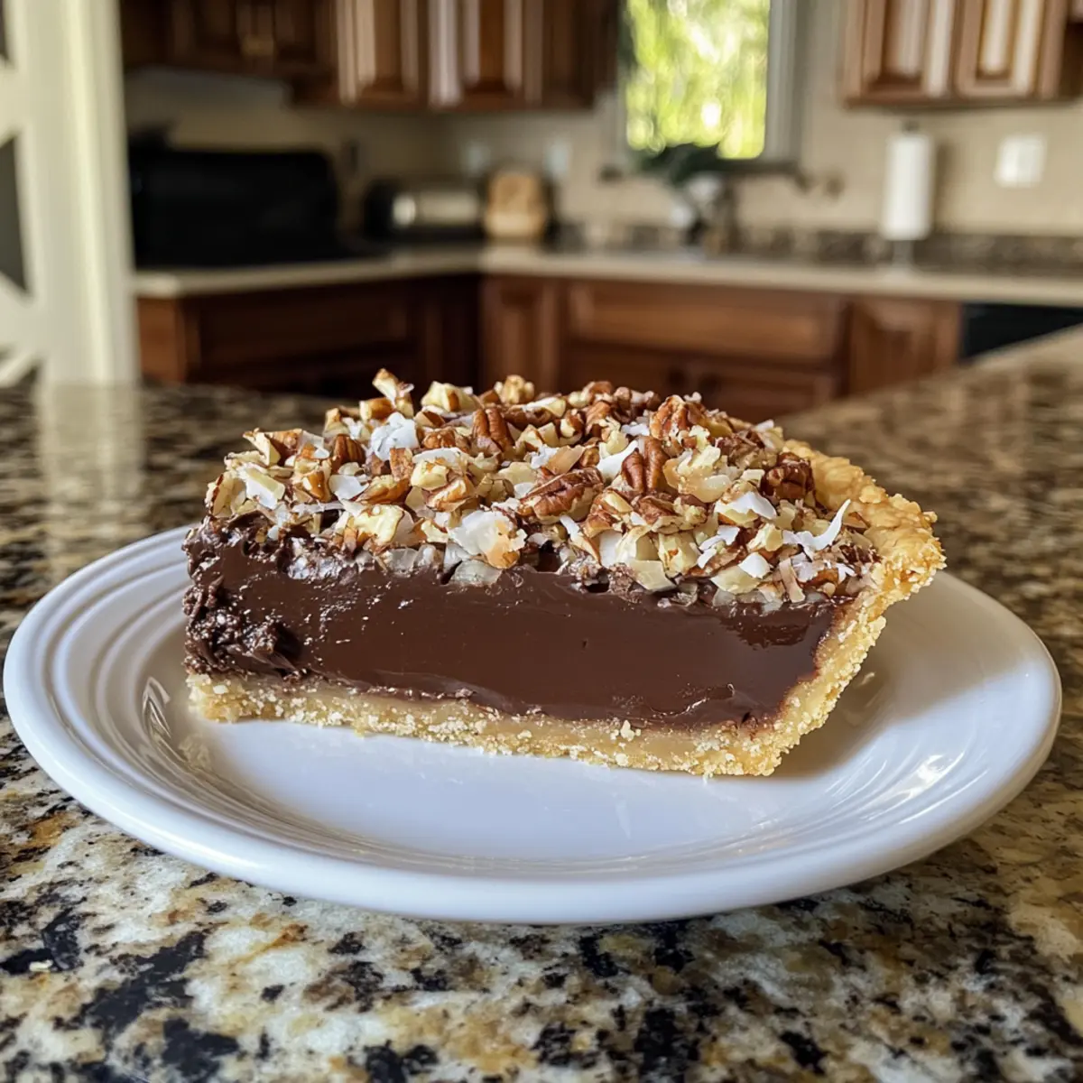 No-Bake German Chocolate Pie for Effortless Summer Indulgence