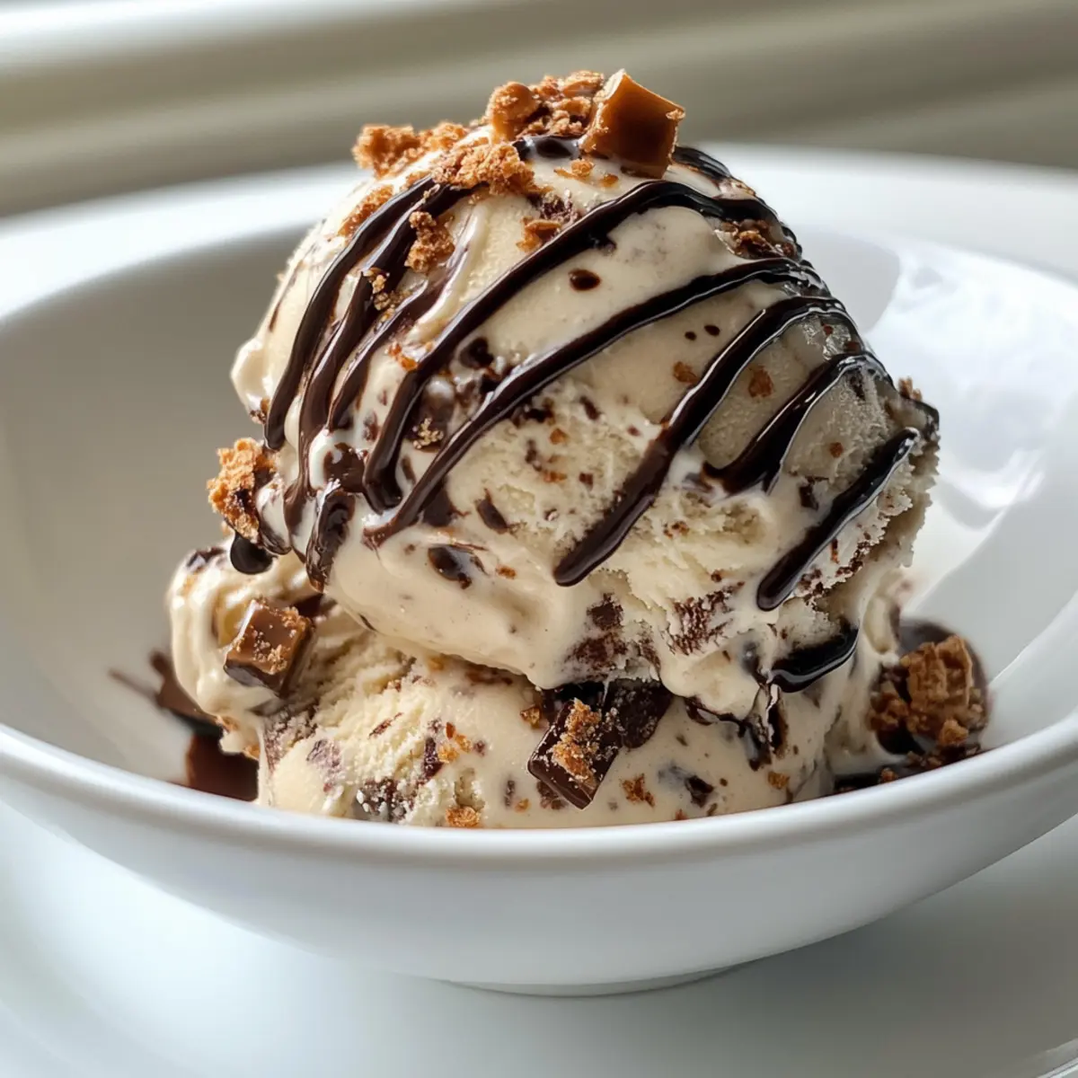 Indulge in Creamy Coffee Toffee Ice Cream: A Homemade Delight