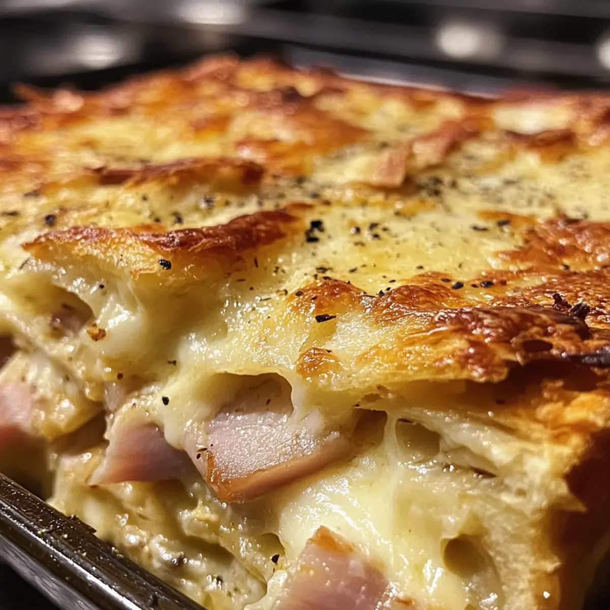 Delicious Croque Madame Breakfast Casserole for Cozy Mornings