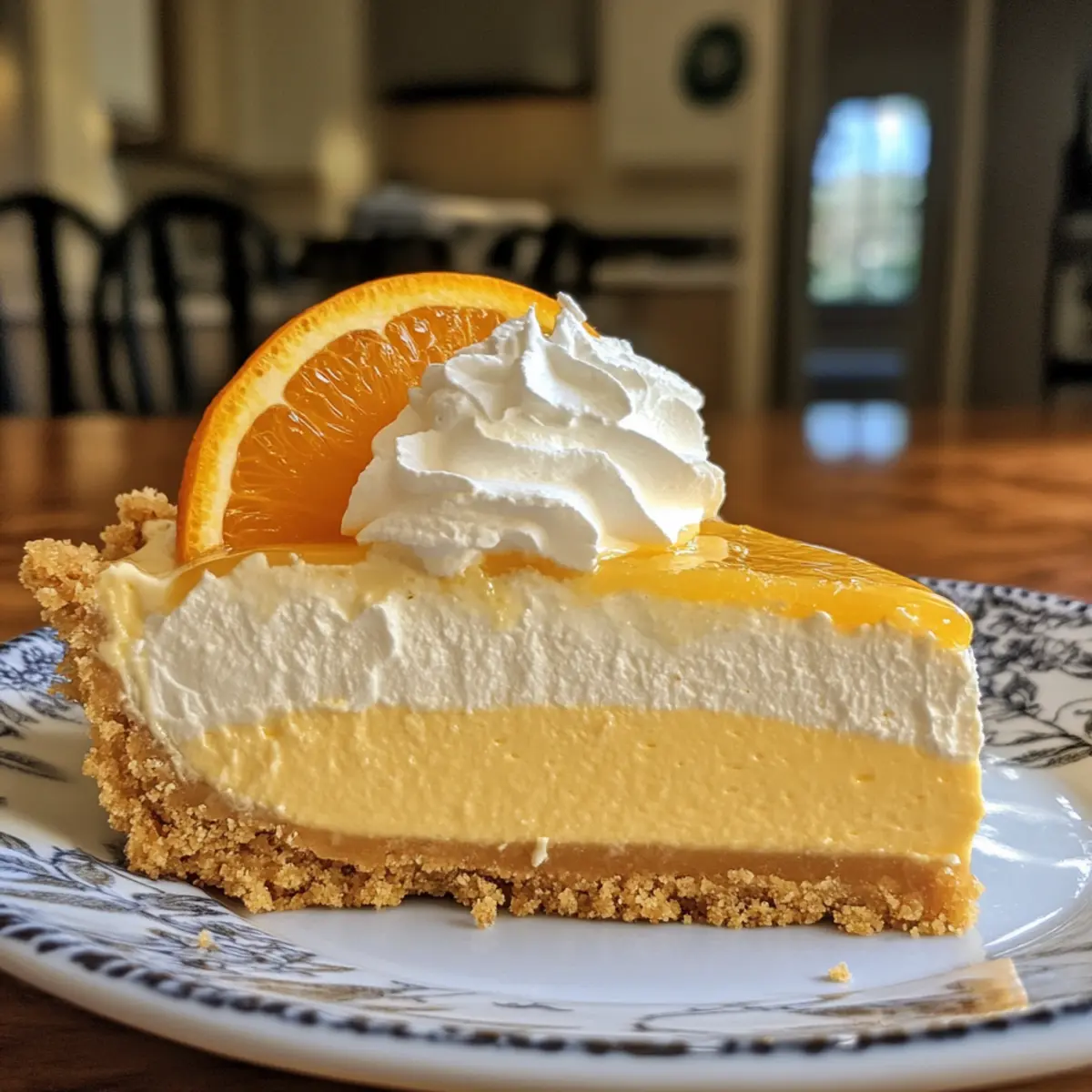 No-Bake Orange Creamsicle Cheesecake for Effortless Summer Bliss