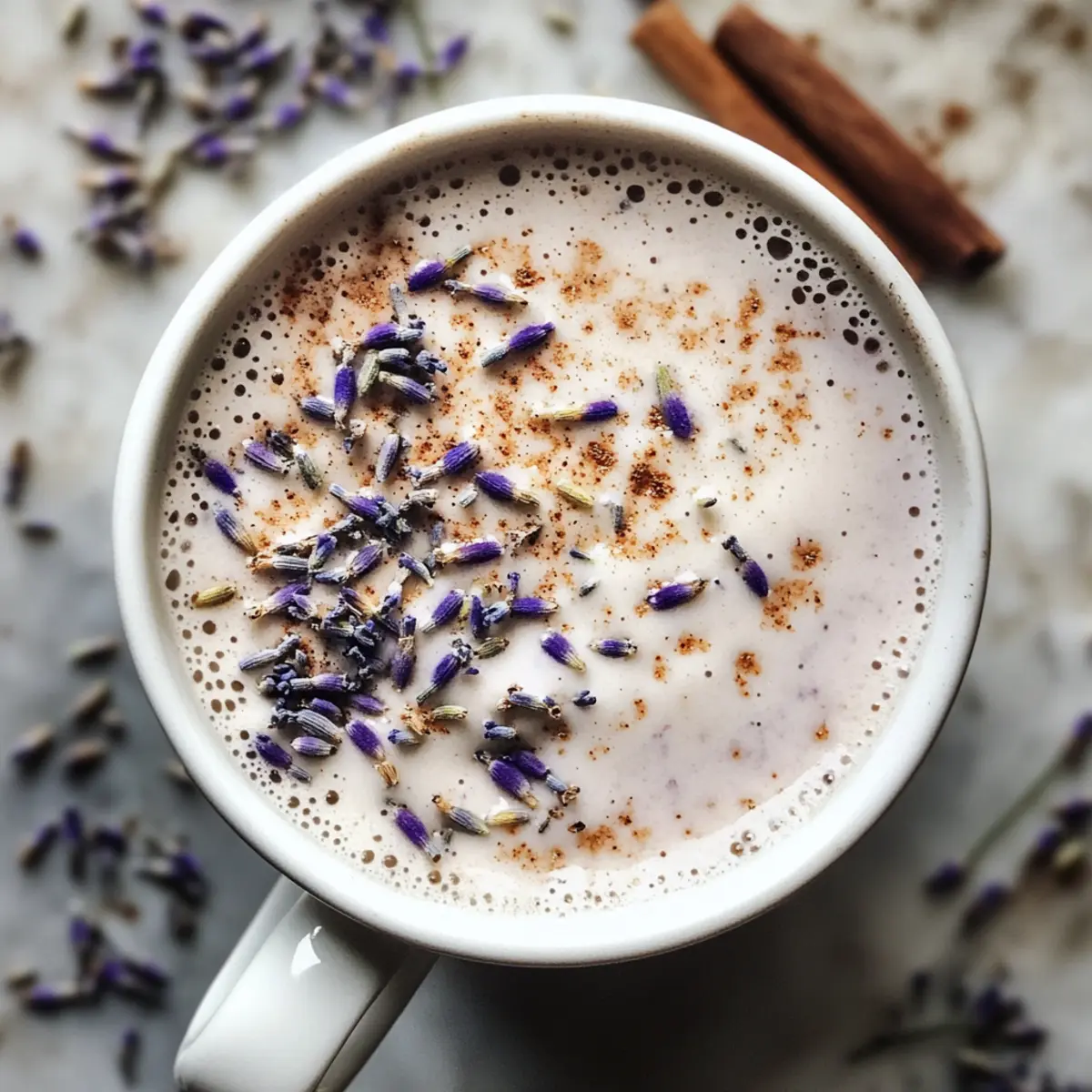 Creamy Lavender Milk Tea for a Calming Floral Escape