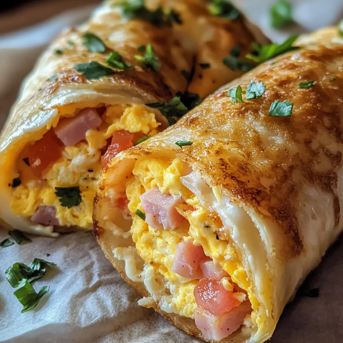Salsa Chicken Ham and Egg Roll-Ups for a Joyful Breakfast