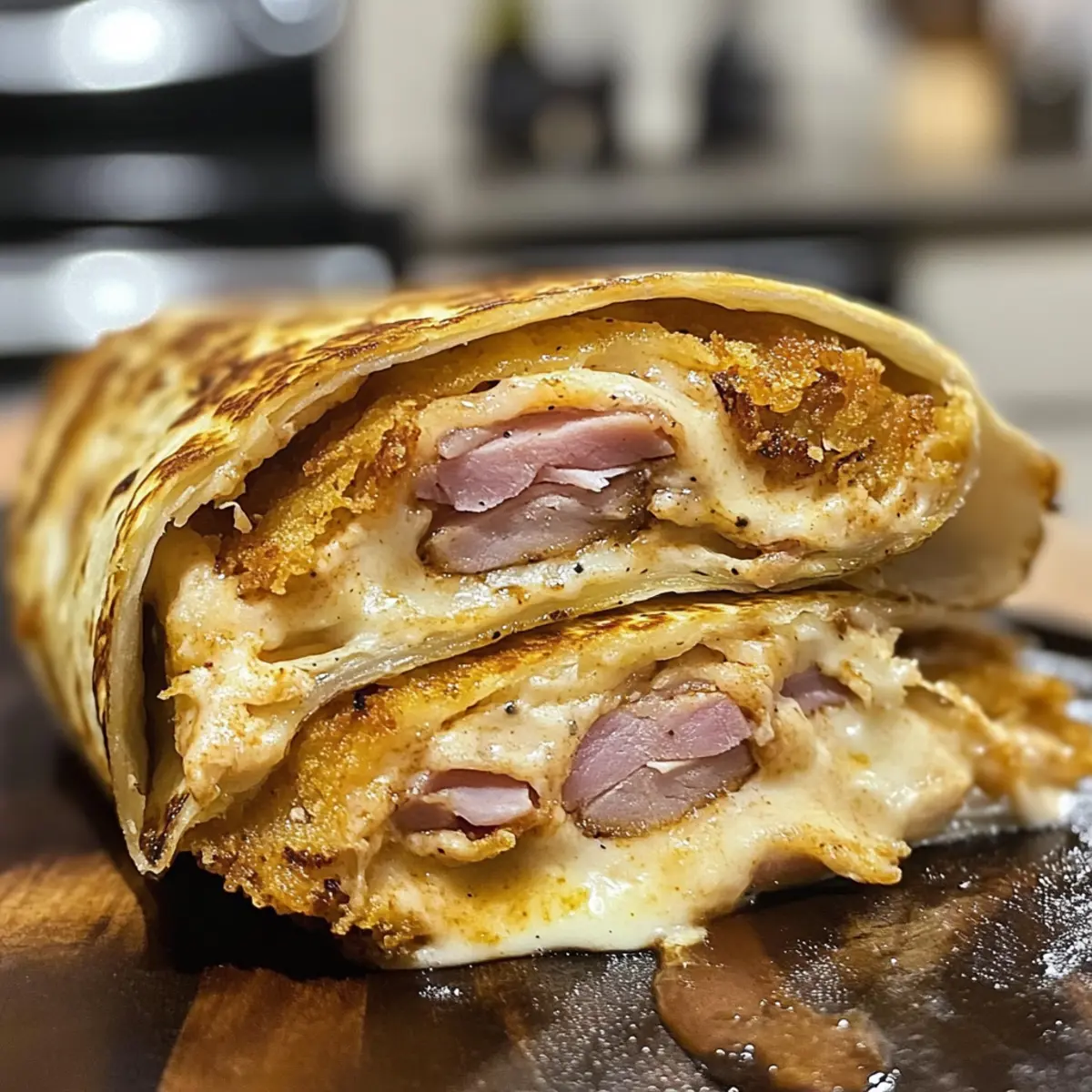 Crispy Chicken Cordon Bleu Wraps for Quick Family Dinners