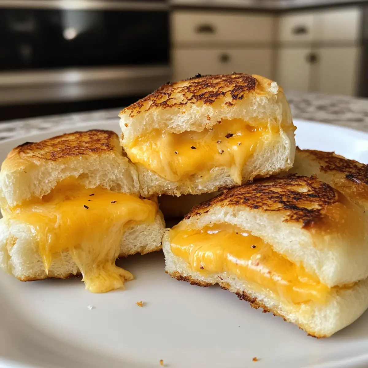 Melt-in-Your-Mouth Mini Grilled Cheese Hawaiian Rolls
