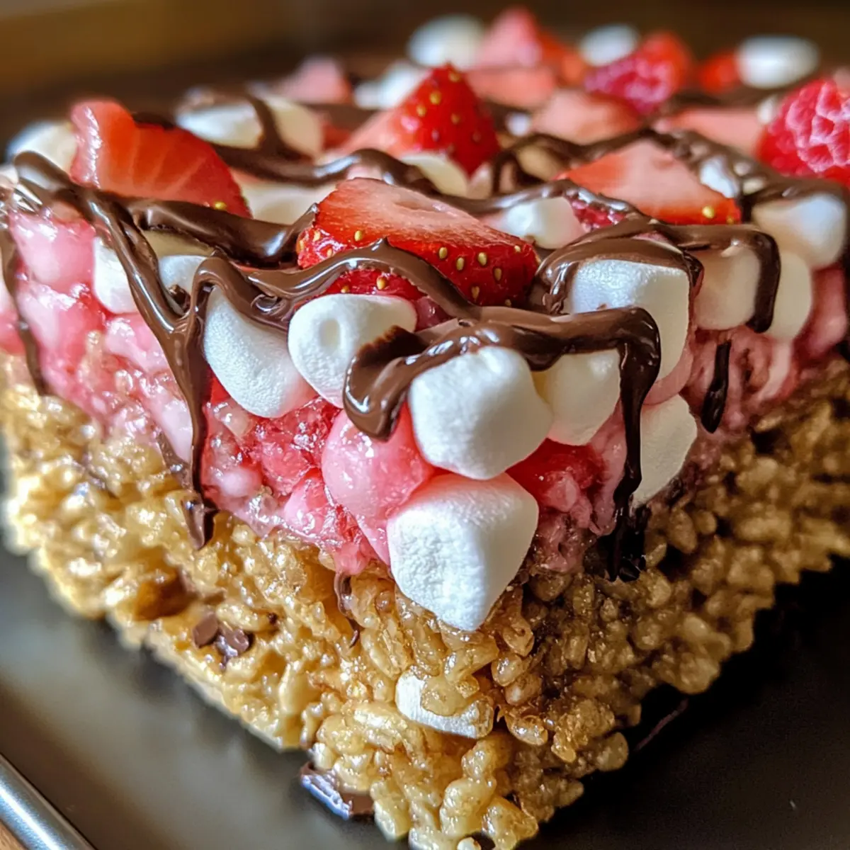 Chocolate Strawberry Rice Krispie Treats That Wow Your Tastebuds