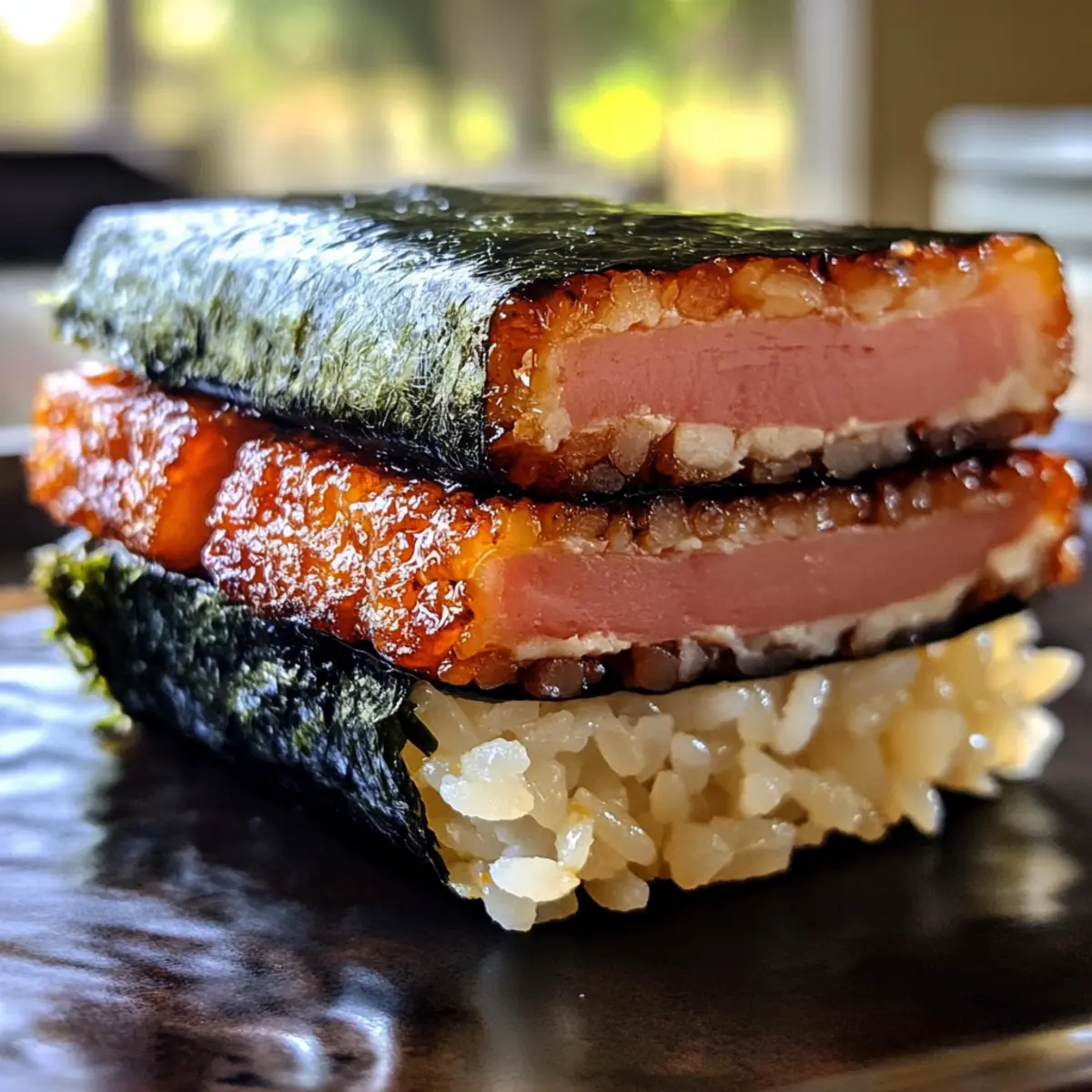 Savory Hawaiian Spam Musubi with Nori - Quick & Easy Delight