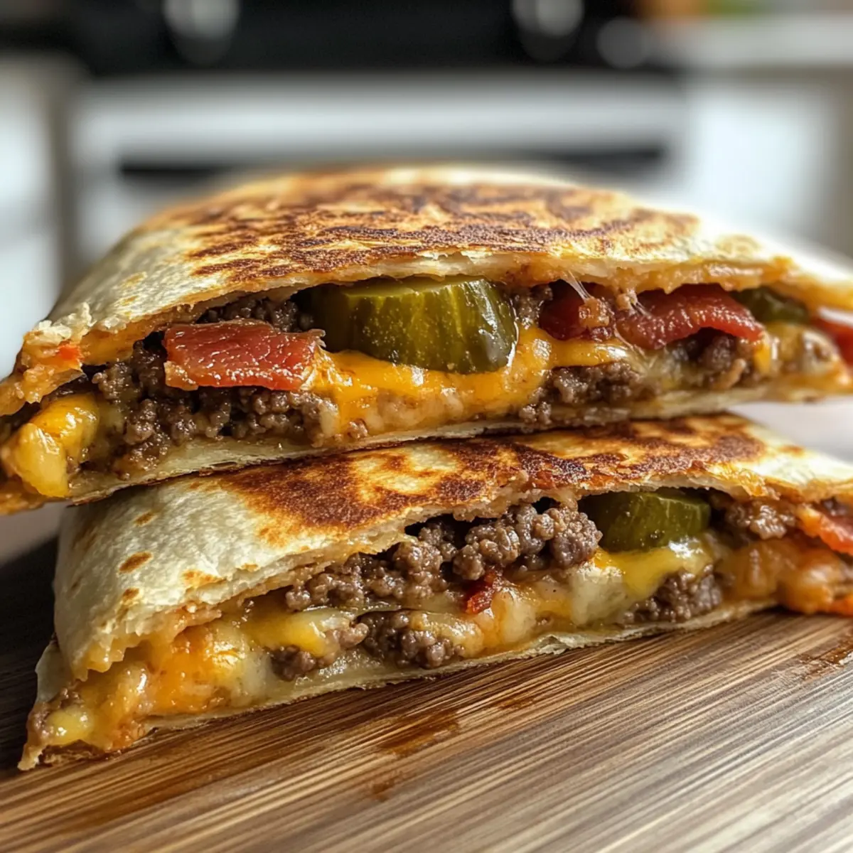 Cheeseburger Quesadillas: A Quick, Crispy Dinner Delight
