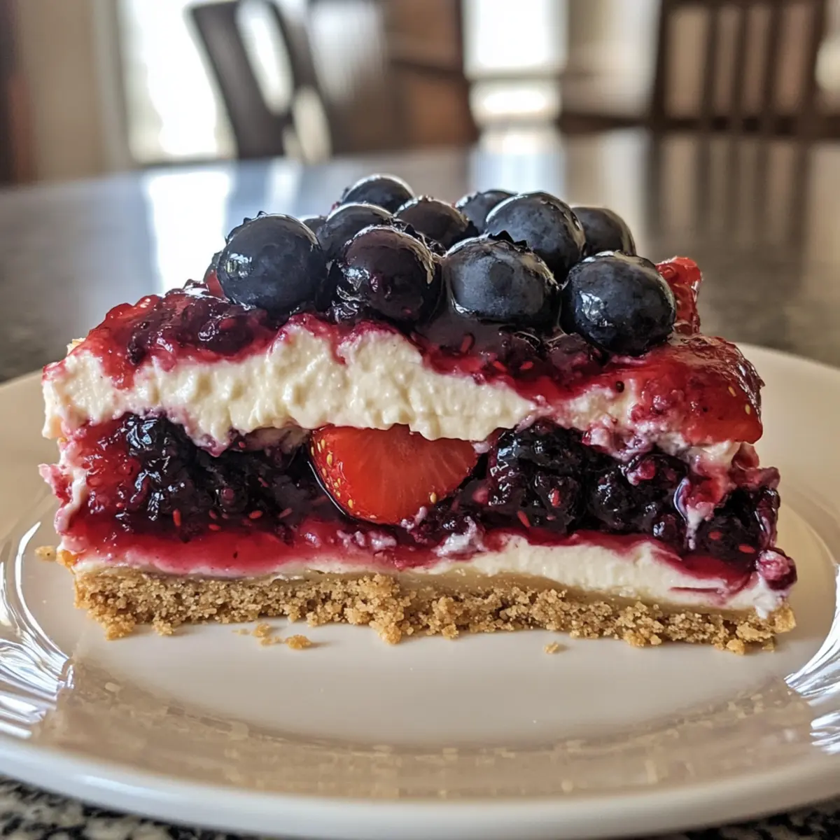 No Bake Berry Cheesecake Lasagna: A Refreshing Summer Treat