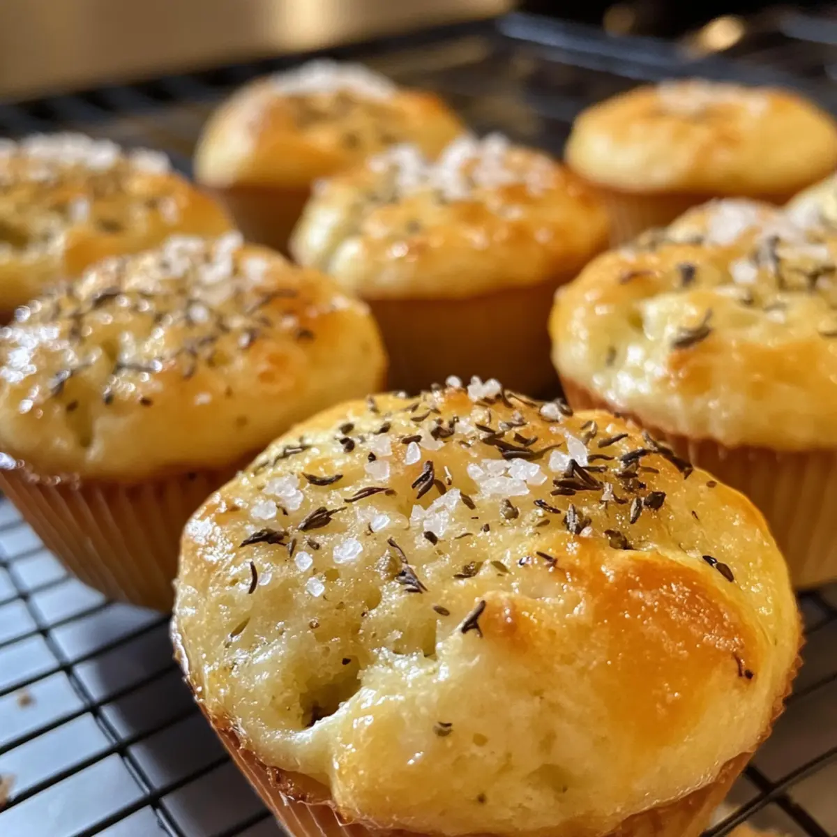 Fluffy Focaccia Muffins: Your Perfect Quick Breakfast Treat