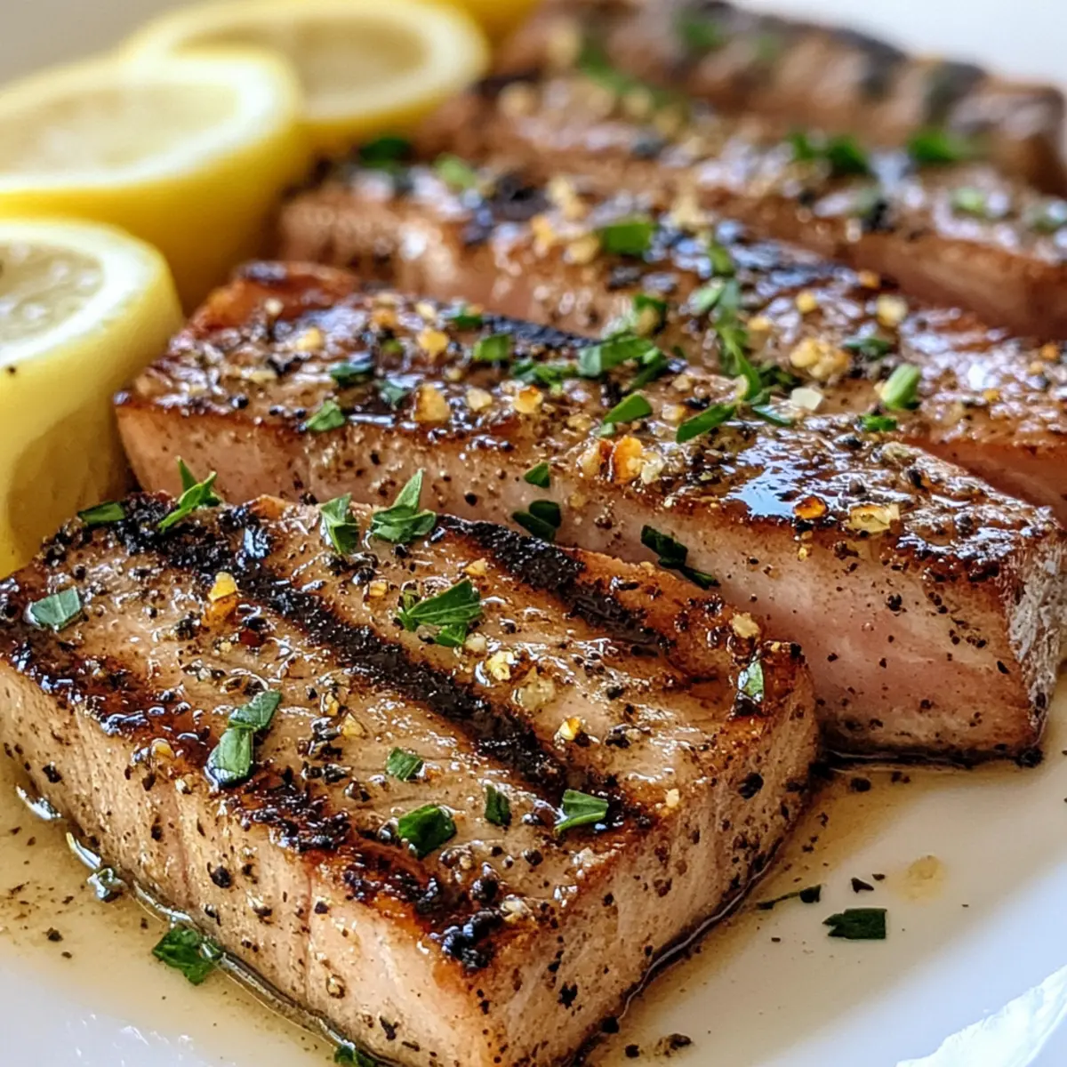 Mediterranean Grilled Tuna with Garlic: A Quick Flavor Hit
