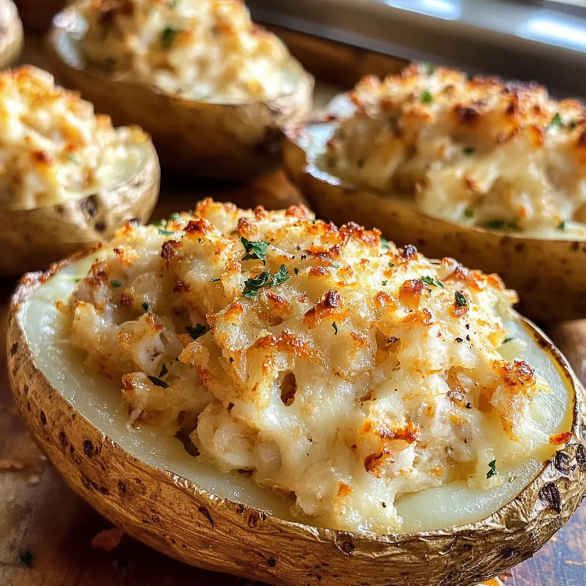 Delightful Crab Stuffed Baked Potatoes for a Cozy Dinner