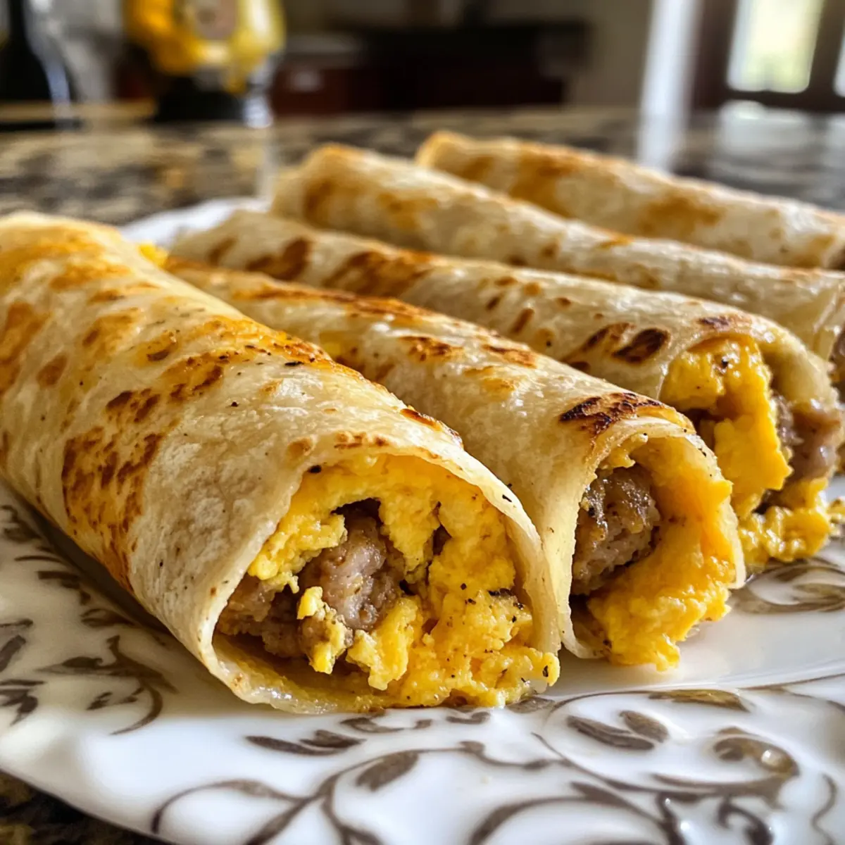 Sausage Egg and Cheese Roll Ups for Your Perfect Morning Fix