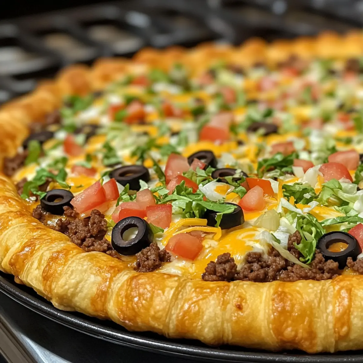 Savor Easy Taco Crescent Roll Pizza for Family Fun Night